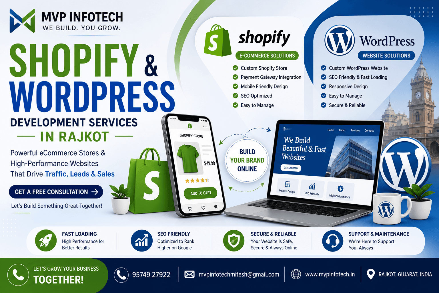 Shopify & WordPress Development